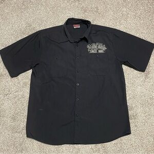Men’s Mac Tools Street Rods Button Up Shirt Size M